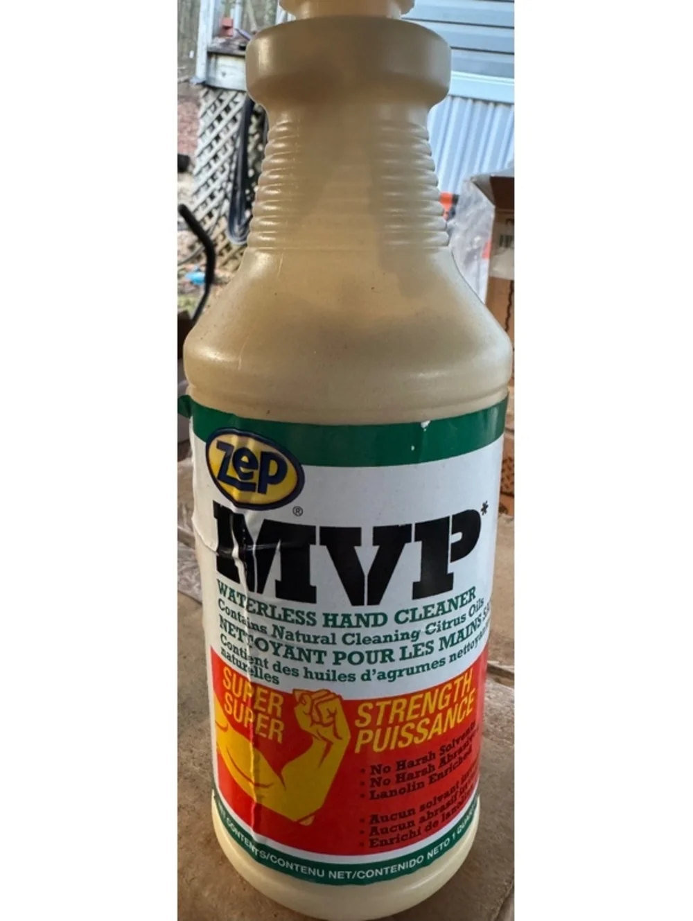 Zep MVP Waterless Hand Cleaner - 1 quart Bottle